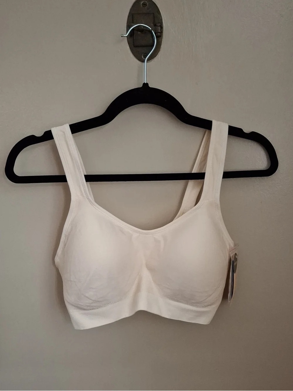 Seamless Cream Wireless Comfort Bra - Women Intimates & Sleepwear